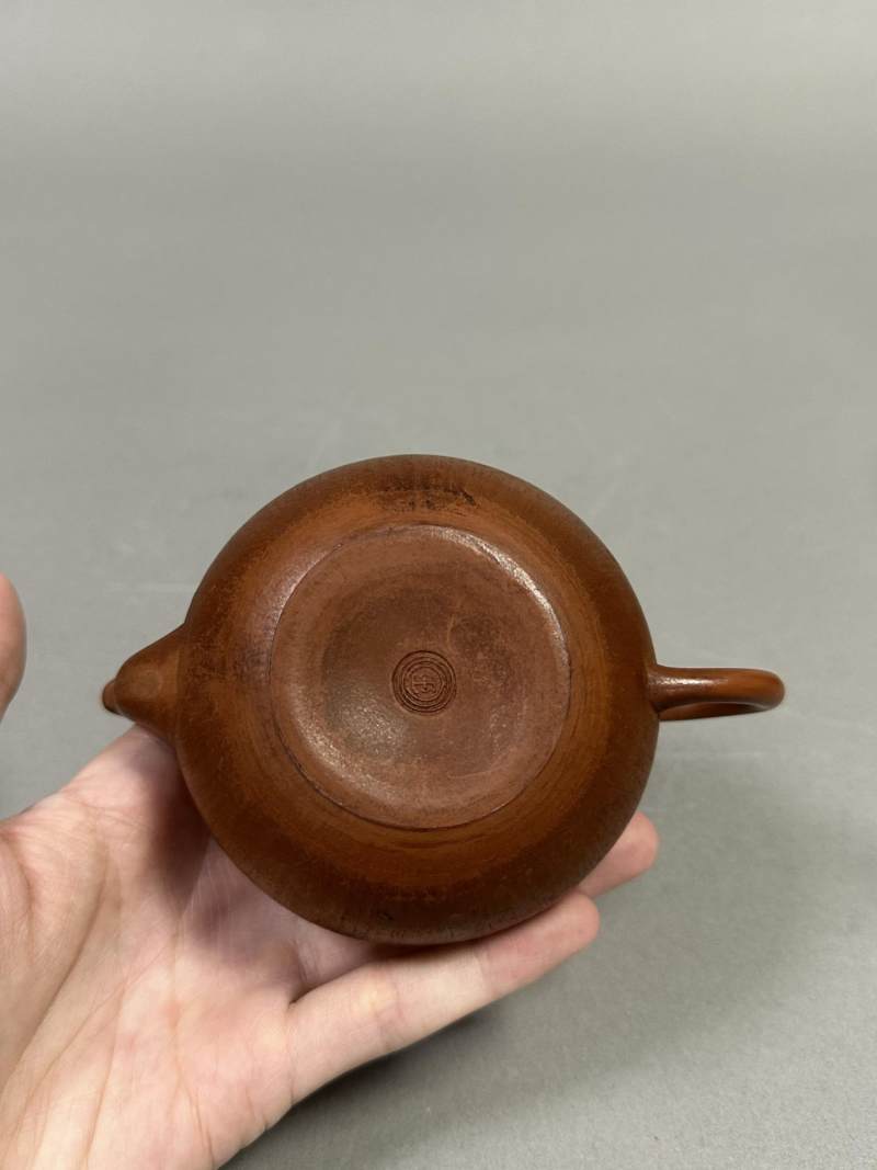    清 朱砂壶、锡茶叶罐（2件/组） - 图7