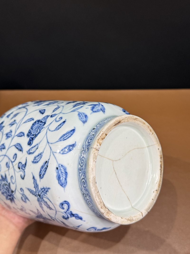 明永乐 青花缠枝花卉纹执壶 - 图14