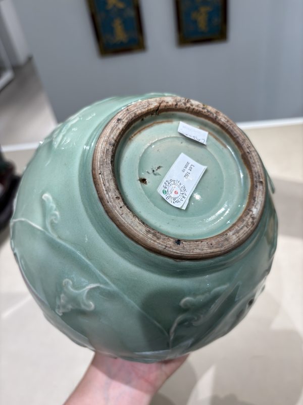 元 龍泉貼花纏枝牡丹紋葫蘆瓶 - 图13