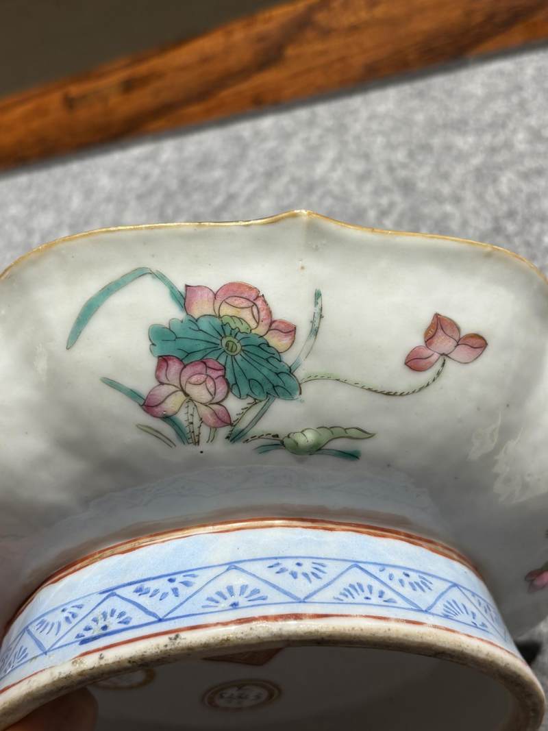    清同治 粉彩唐明皇游夜宫高足盘 - 图10