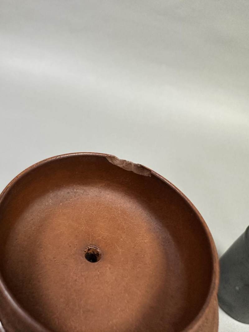    清 朱砂壶、锡茶叶罐（2件/组） - 图8