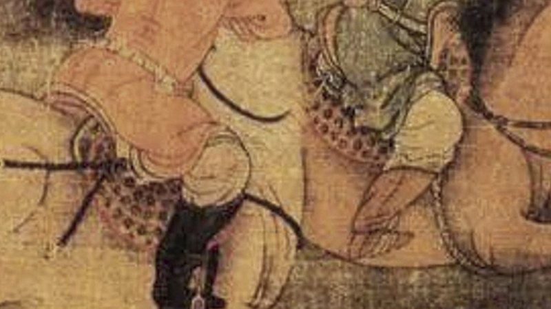 明 青釉刻花皮囊壶 - 图24
