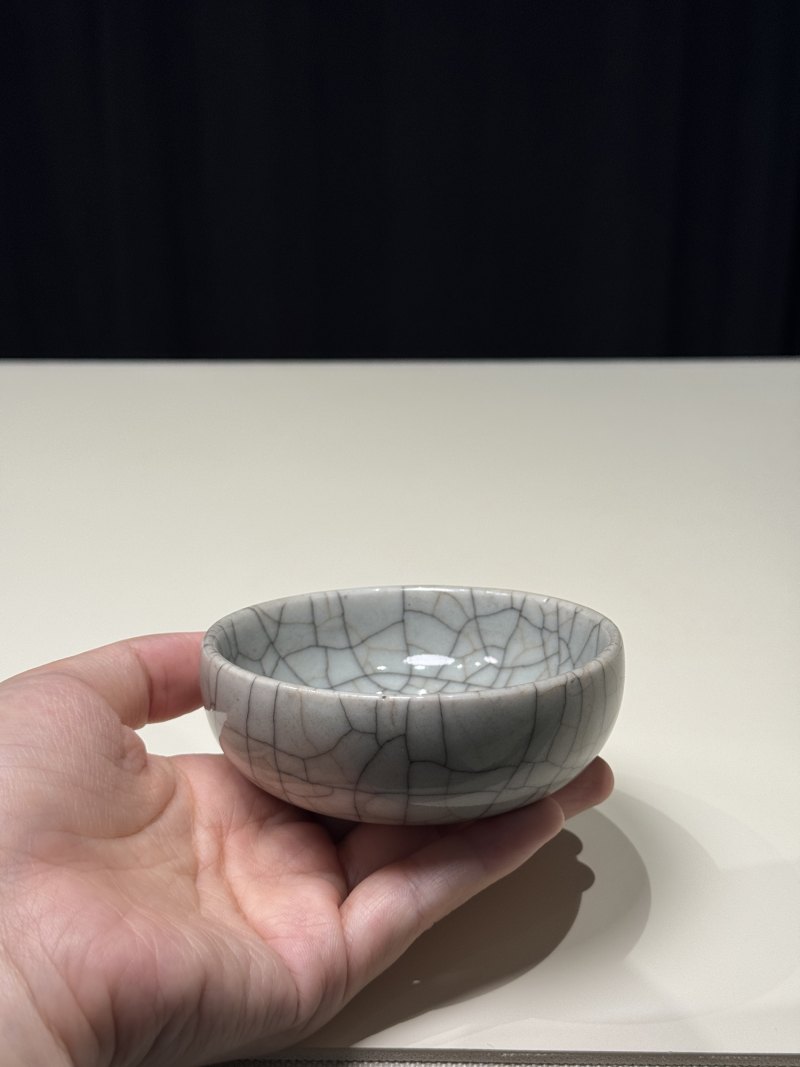 清雍正-乾隆 仿哥釉洗 - 图3