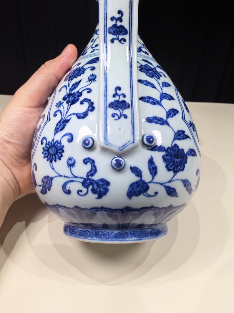 清乾隆 青花折枝瑞果纹执壶 - 图17
