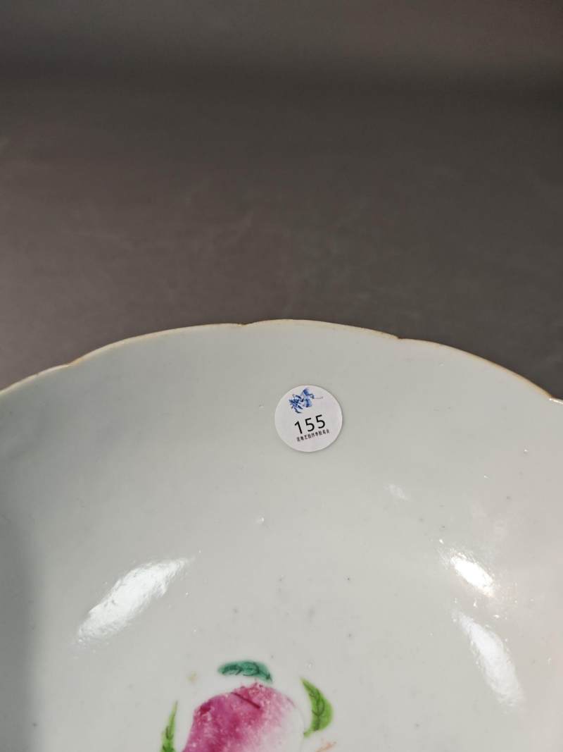    清道光 粉彩瓜果纹碗 - 图8