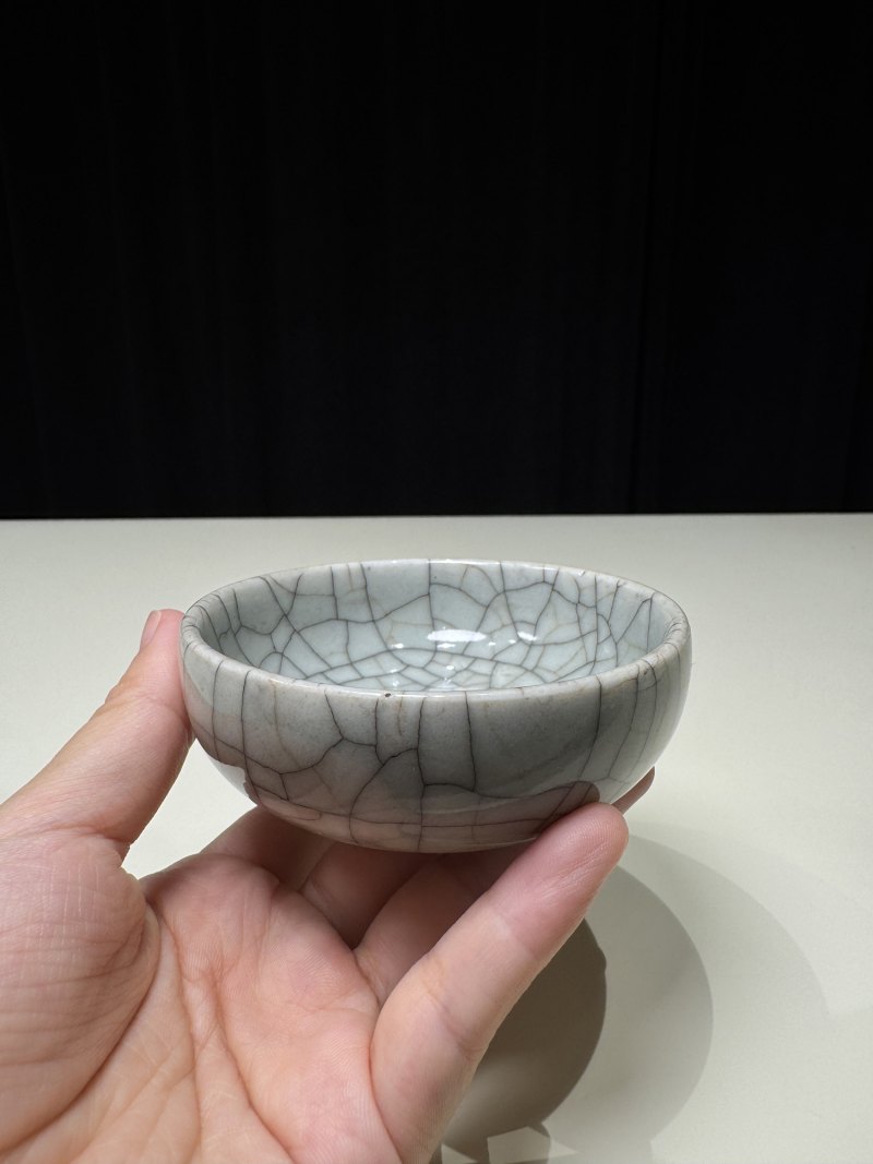 清雍正-乾隆 仿哥釉洗 - 图4