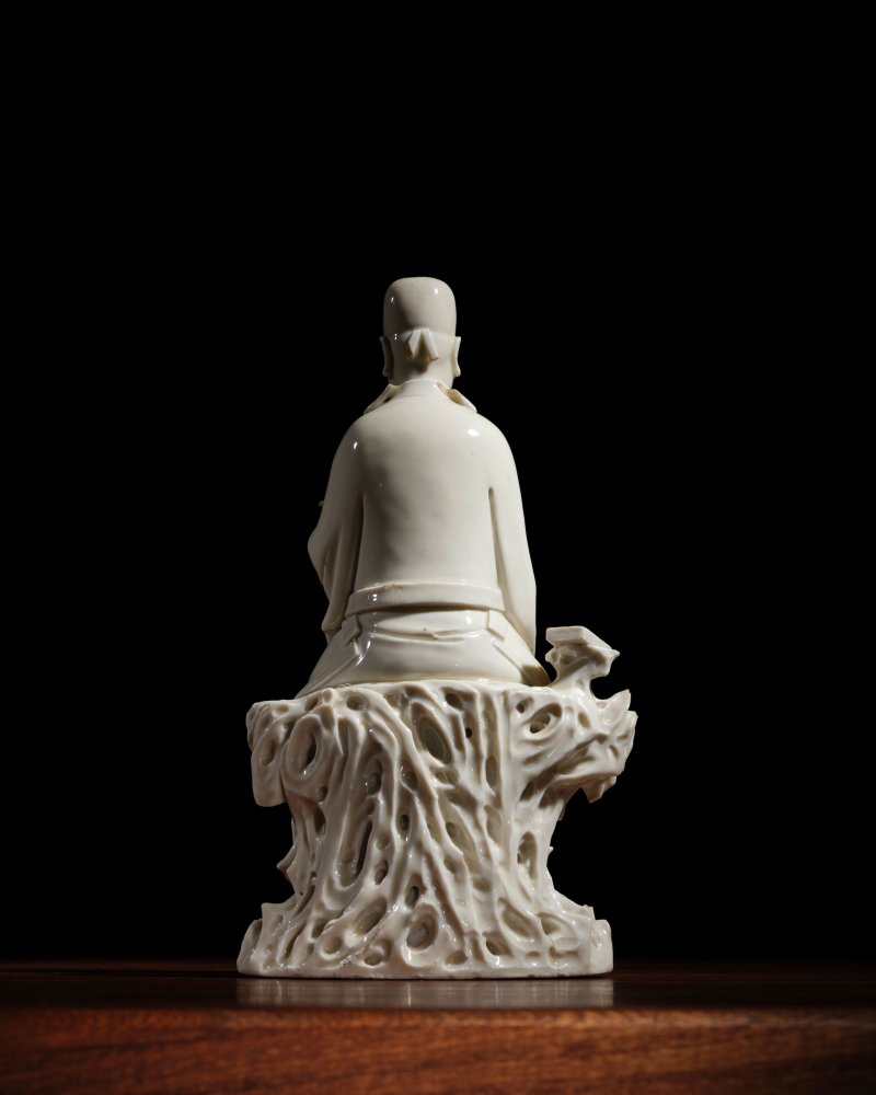 十七世紀 德化白釉文昌帝君坐像 | A SUPERB DEHUA FIGURE OF WENCHANG - 图9