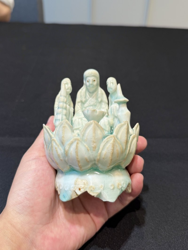 南宋青白瓷泗州大聖像 - 图11