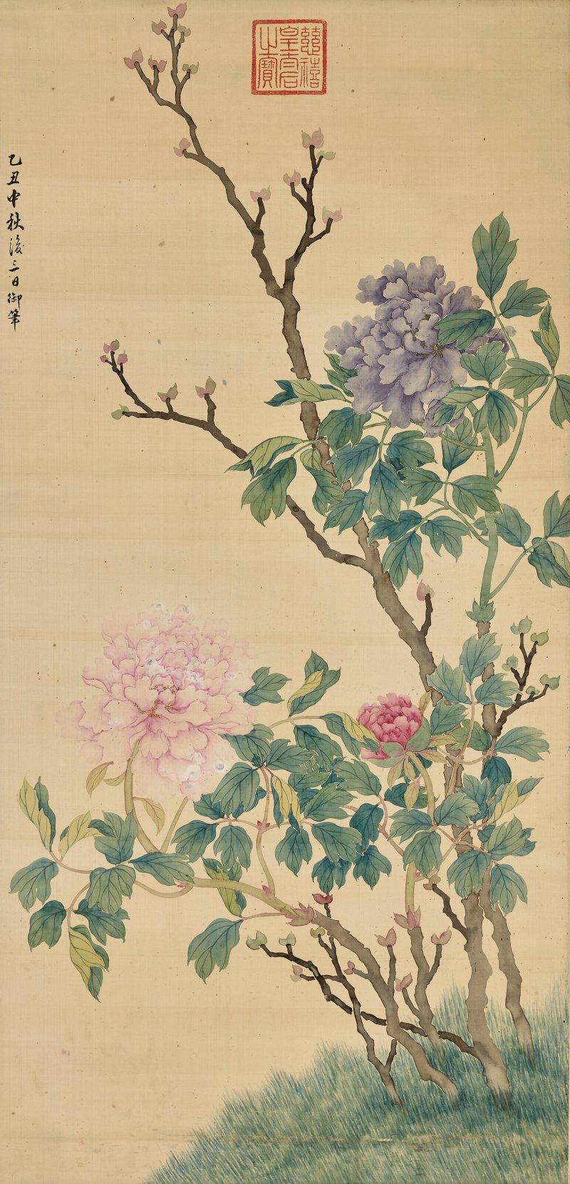 清 慈禧太后（1835-1908）  牡丹 - 图1