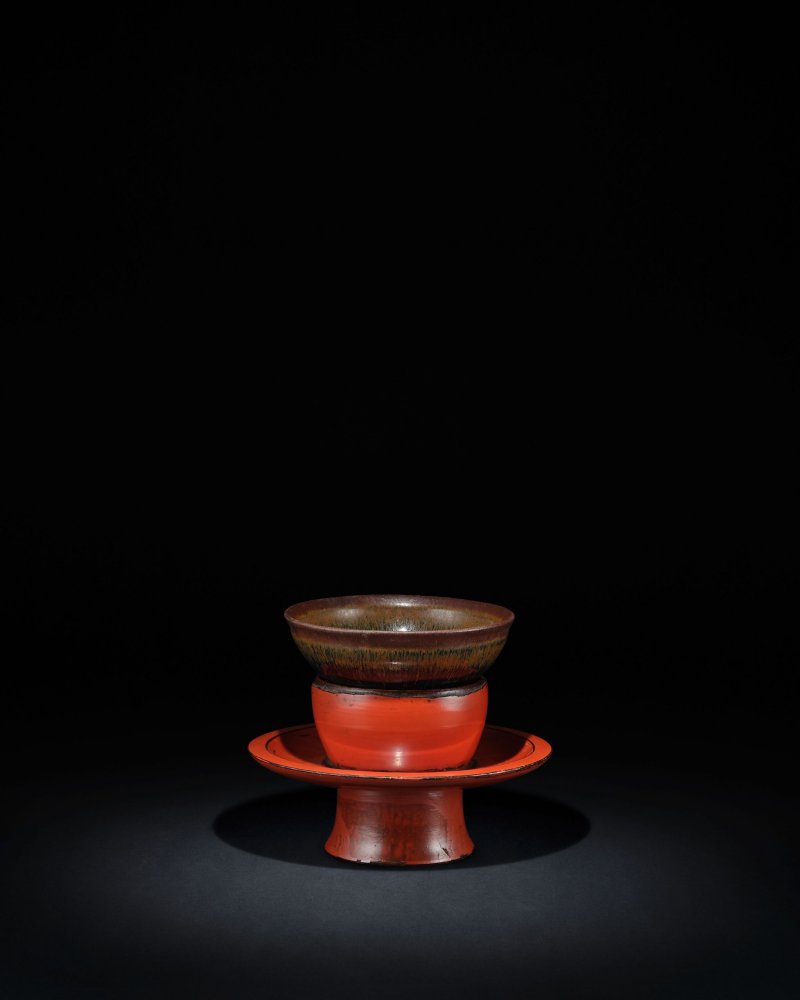 宋　黑釉兔毫茶盞 | A BLACK-GLAZED 'HARE'S FUR' TEA BOWL - 图4