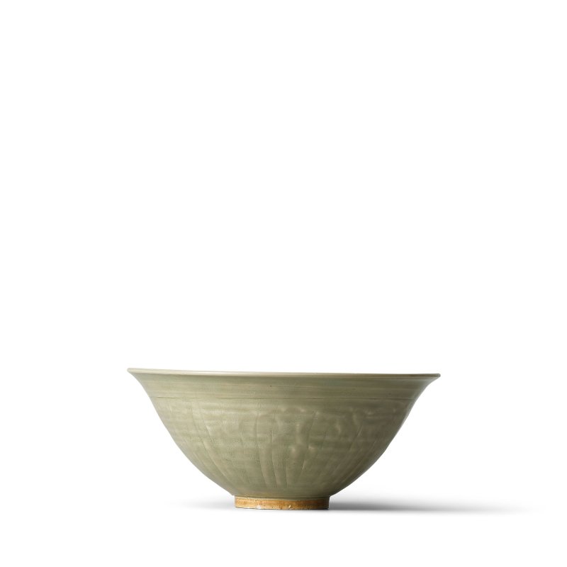 北宋　耀州窯青釉印纏枝牡丹紋盌 | A MOULDED YAOZHOU CELADON-GLAZED 'FLORAL' BOWL - 图3