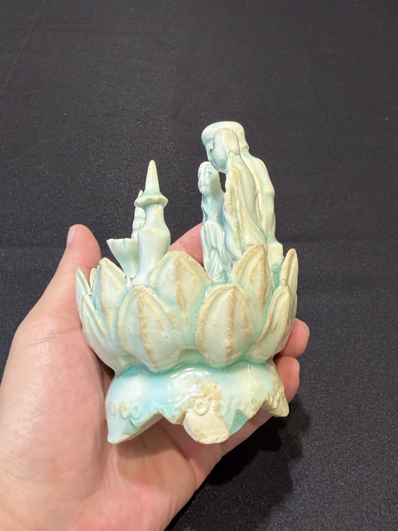 南宋青白瓷泗州大聖像 - 图12
