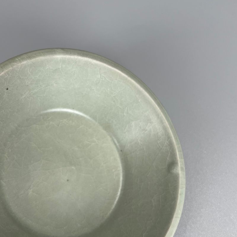 明代 龙泉窑粉青釉直边洗 - 图7