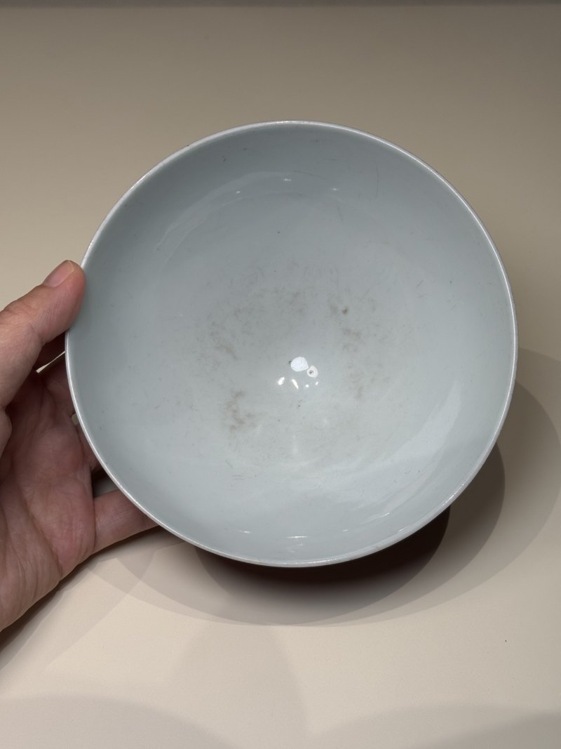 清雍正-乾隆 仿永乐红釉鸡心碗 - 图6