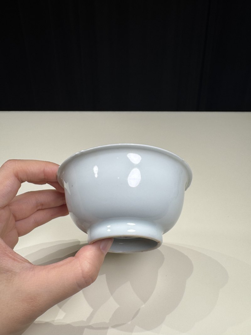 明嘉靖 白釉青花金箓大醮坛用茶盏五只 - 图27