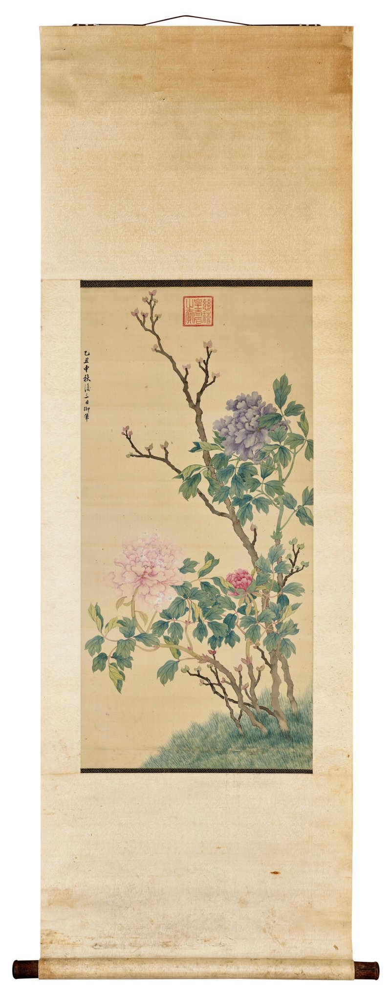 清 慈禧太后（1835-1908）  牡丹 - 图2