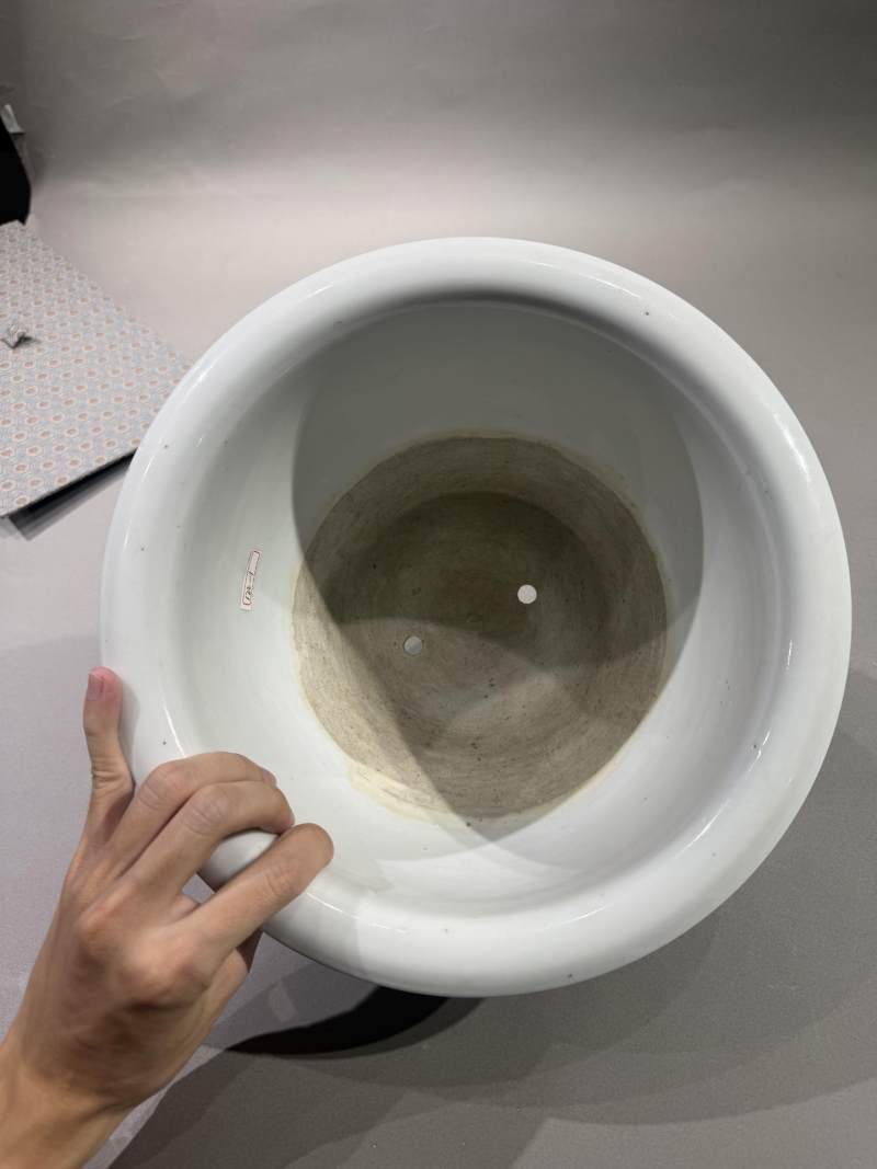    民国 粉彩通景山水人物盆 - 图7