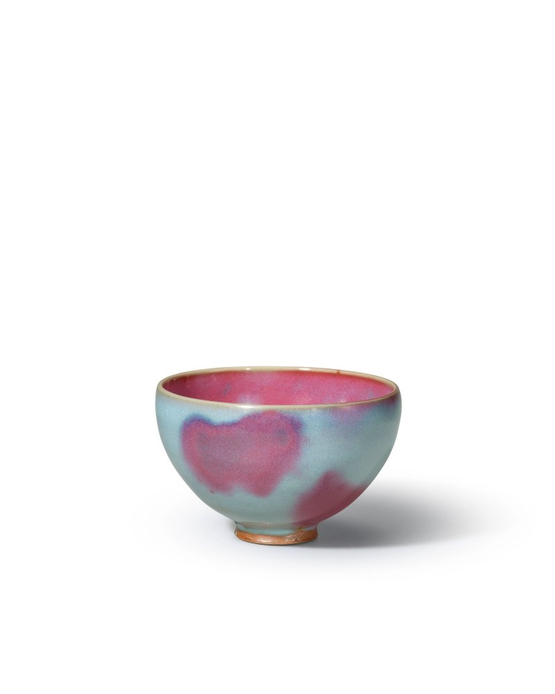 北宋/金　鈞窯天藍釉紫斑碗 | AN EXCEPTIONALLY RARE JUN PURPLE-SPLASHED BOWL - 图6