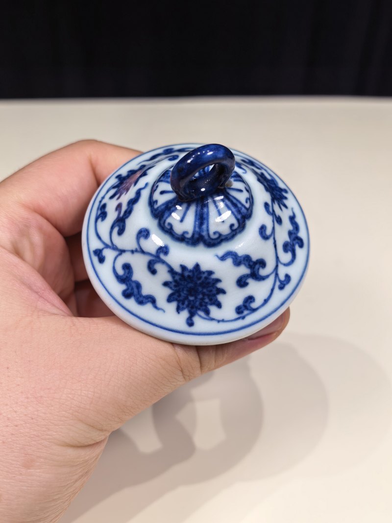 清乾隆 青花折枝瑞果纹执壶 - 图21
