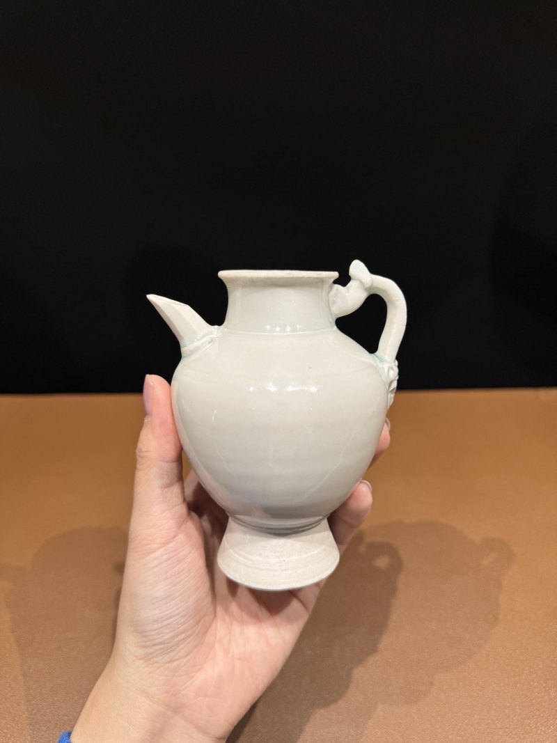 明 青白釉小执壶 - 图3