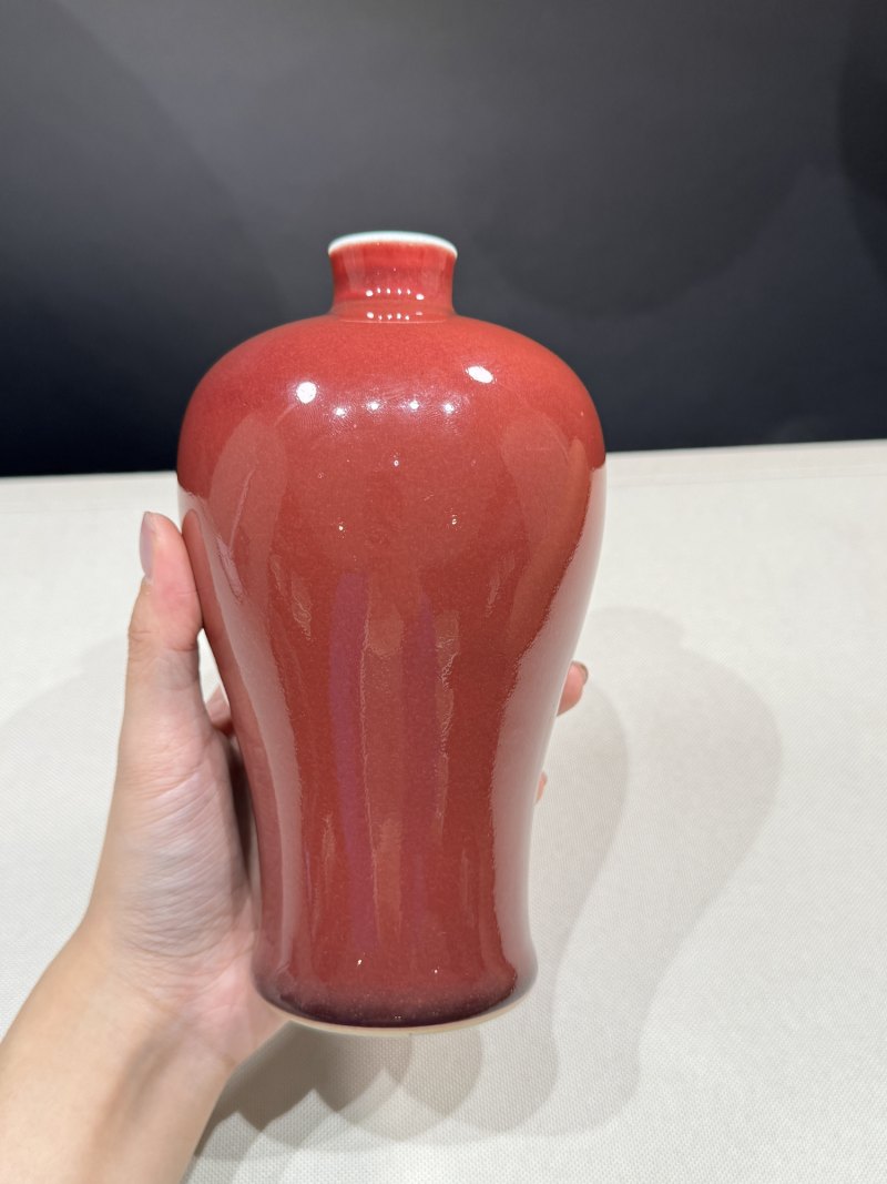 清雍正 红釉小梅瓶 - 图5