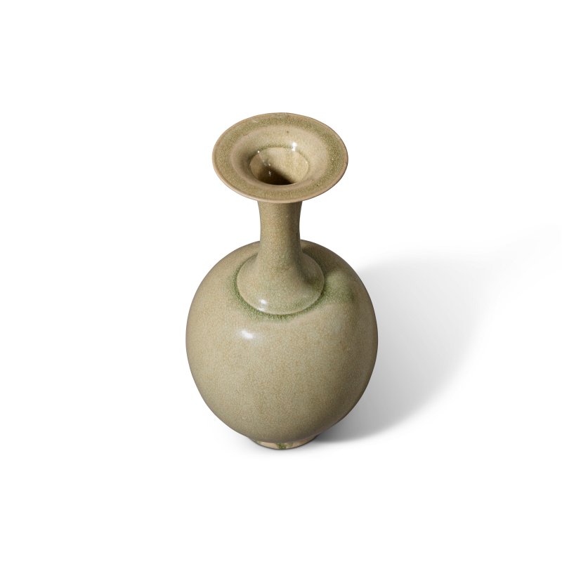 隋 青釉長頸淨瓶  SUI DYNASTY (581-618) - 图2
