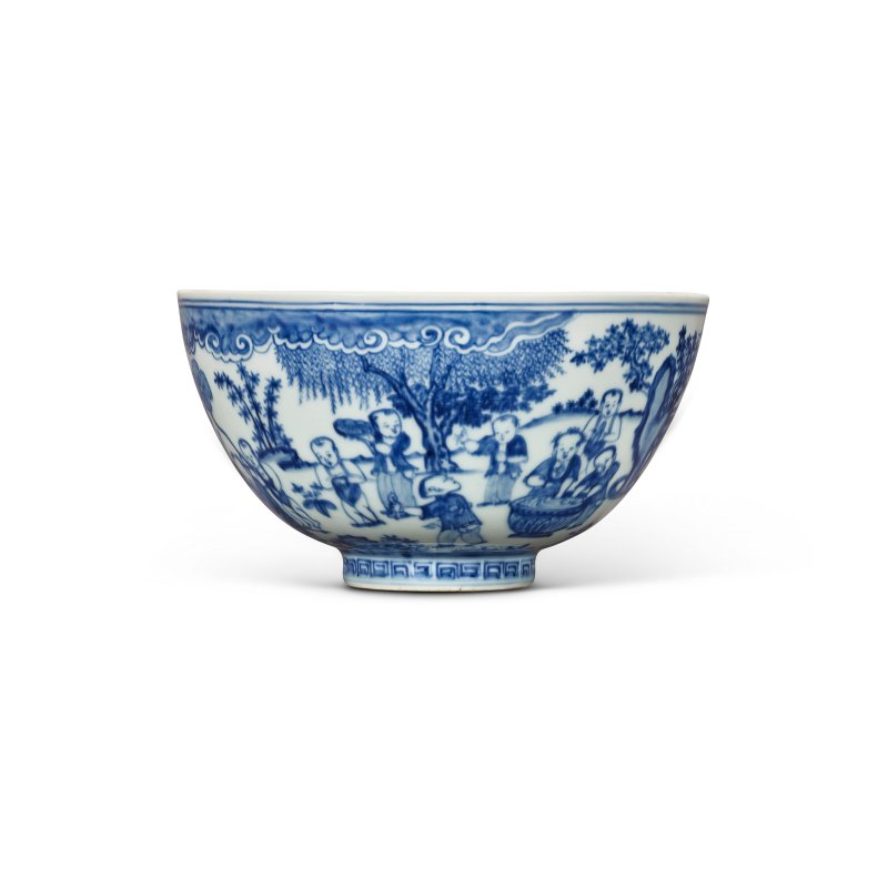 明成化 青花二十子嬰戲圖盌  CHENGHUA PERIOD (1465-1487) - 图1