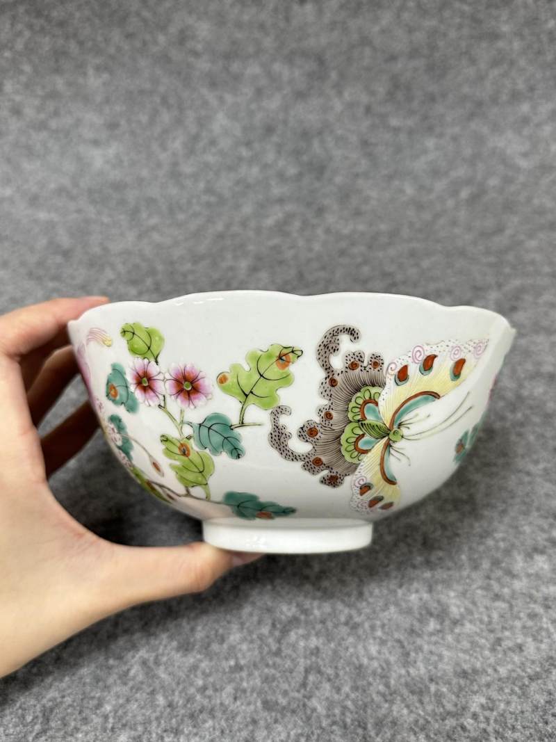    粉彩花果纹碗 - 图6