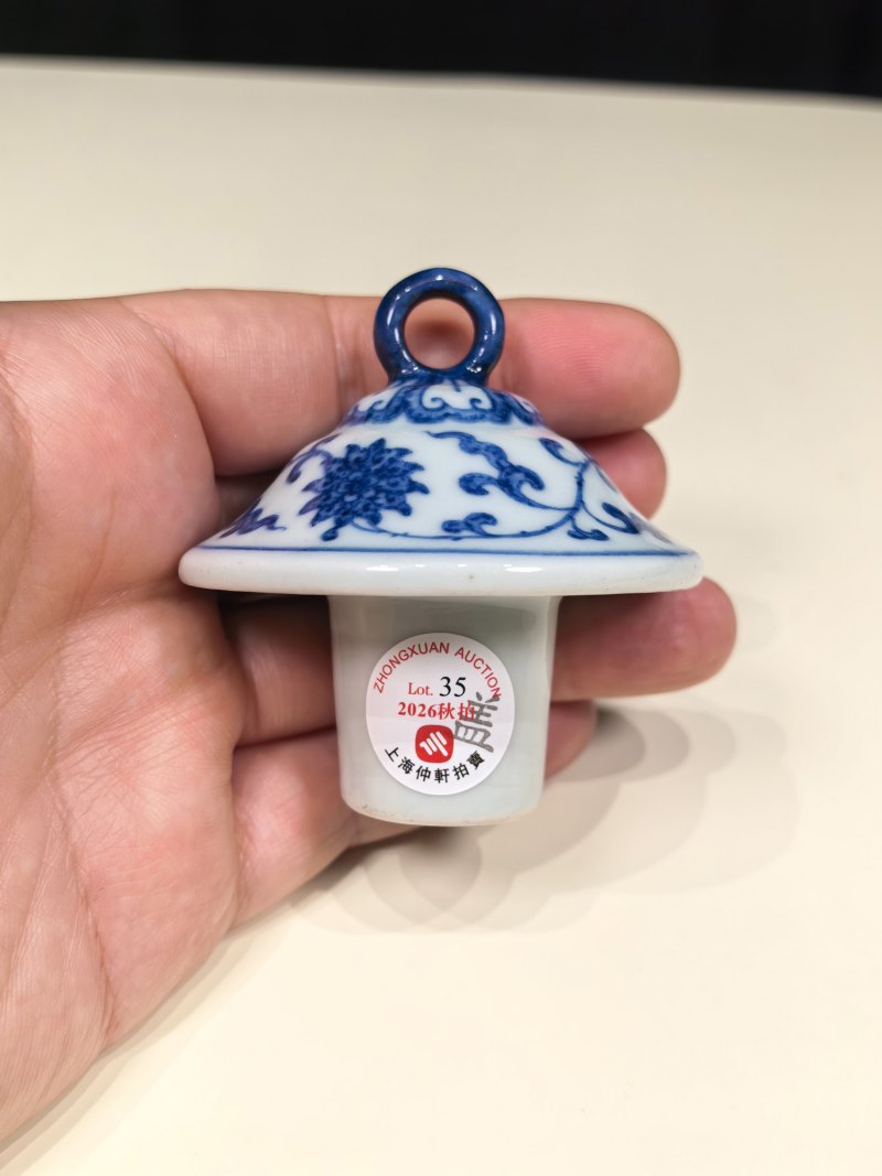 清乾隆 青花折枝瑞果纹执壶 - 图23
