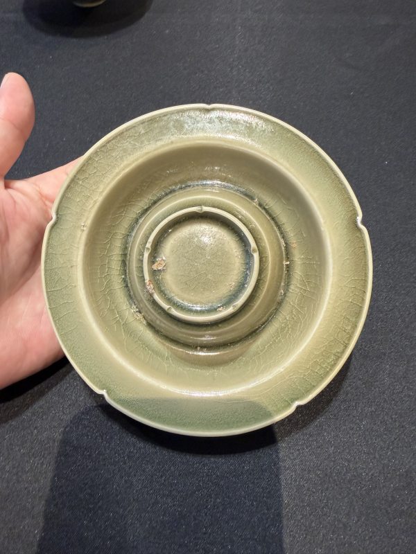北宋耀州窯盞托一對 - 图12