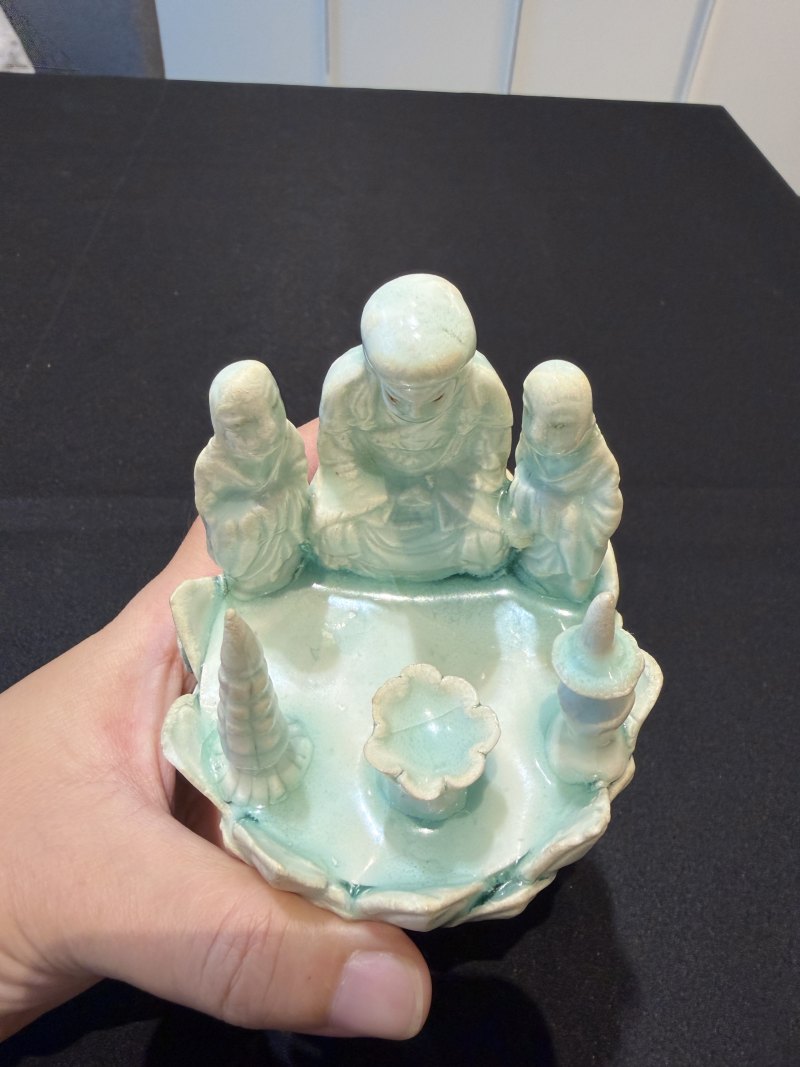 南宋青白瓷泗州大聖像 - 图16