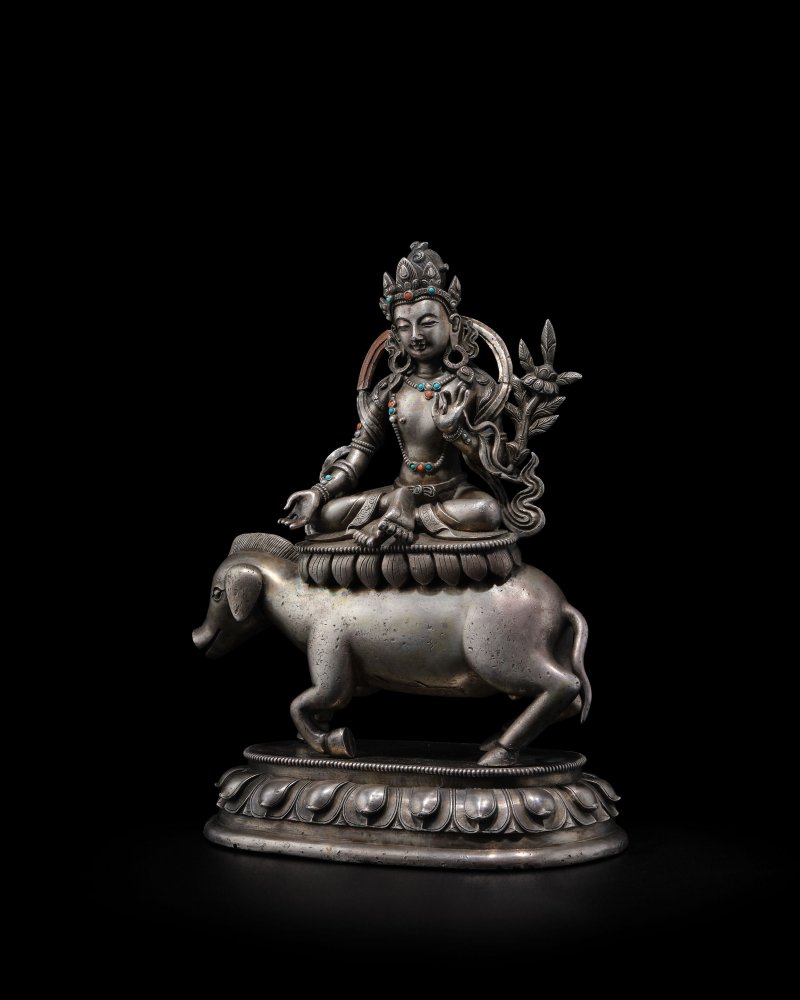 清乾隆 (1736-1795) 摩利支天銀像 | A SILVER FIGURE OF MARICHI - 图5