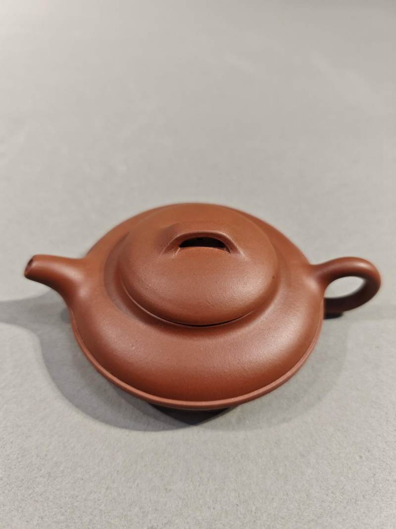    70年代 朱泥虚扁壶 - 图2