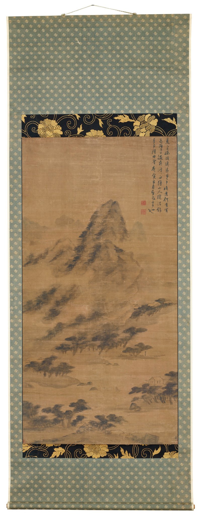 明 陳淳（1483-1544）  雲山送雨 - 图2