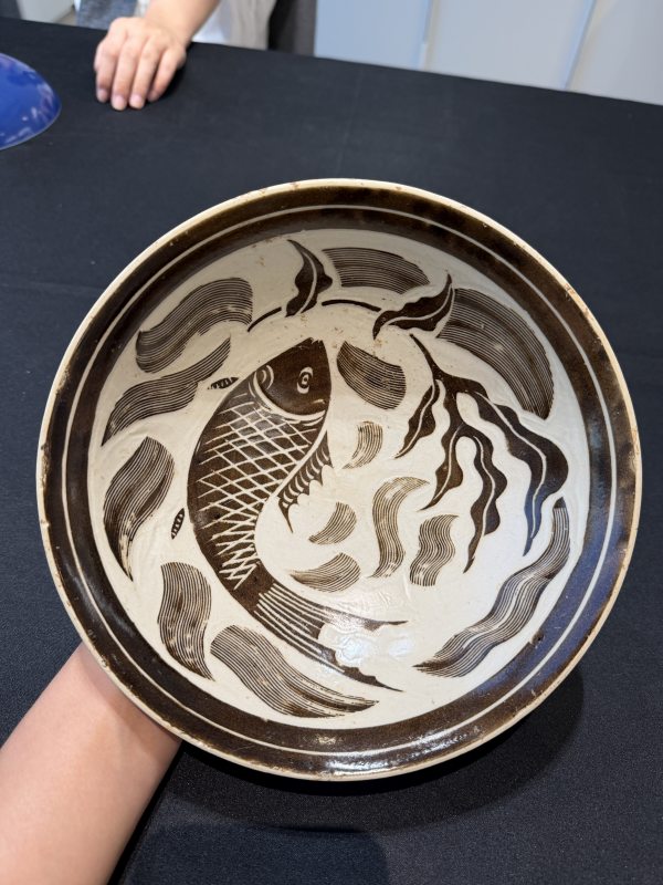 金 磁州窯魚藻紋碗 - 图6