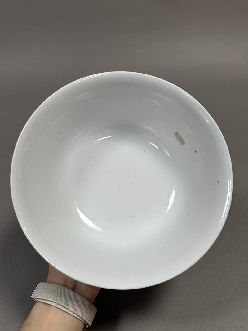    清同治 青花福寿双喜纹大碗 - 图7