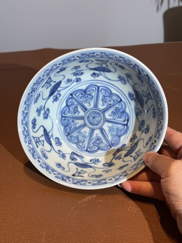 明中期 青花花卉纹碗 - 图7