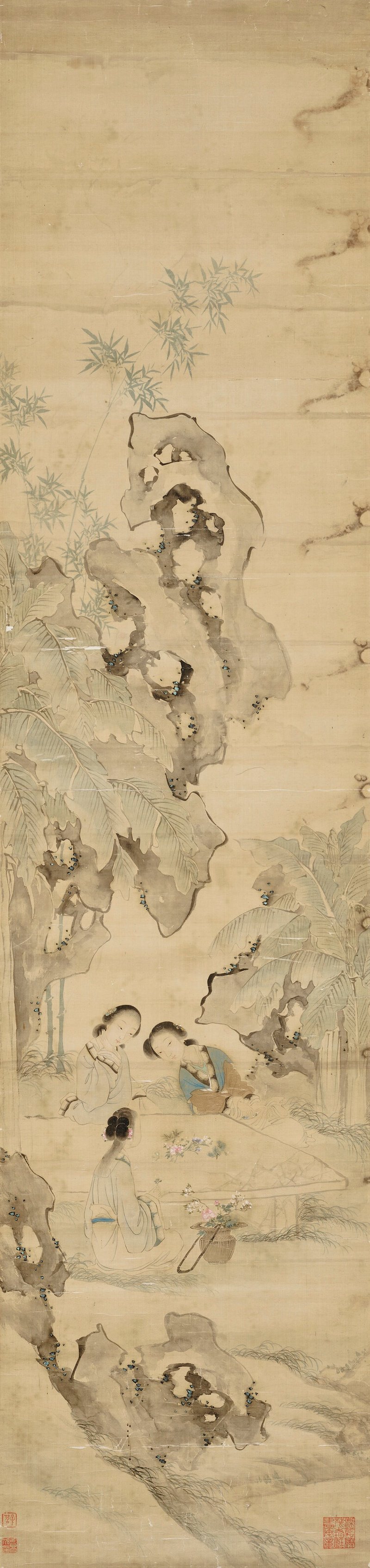 清 費丹旭（1801-1850）  四季人物 - 图4