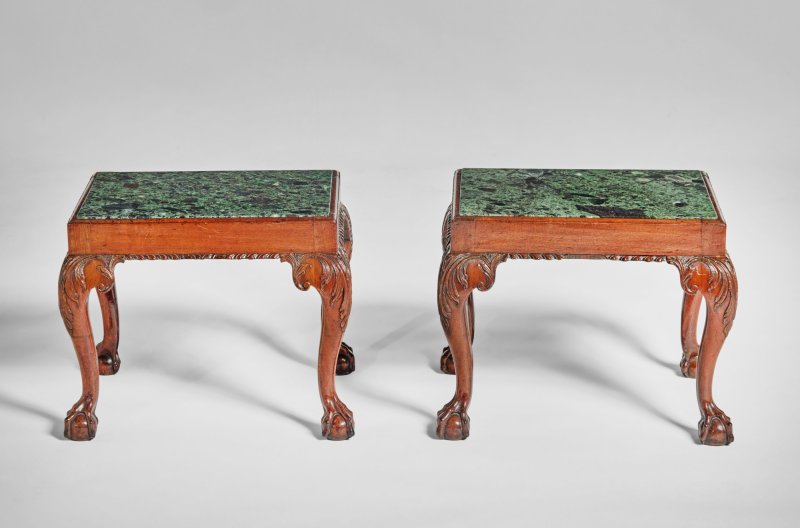 A Pair of George II Mahogany Stools, Circa 1750 - 图2