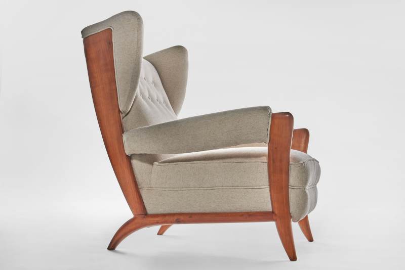 A Rare Pair of Armchairs Paolo Buffa - 图4