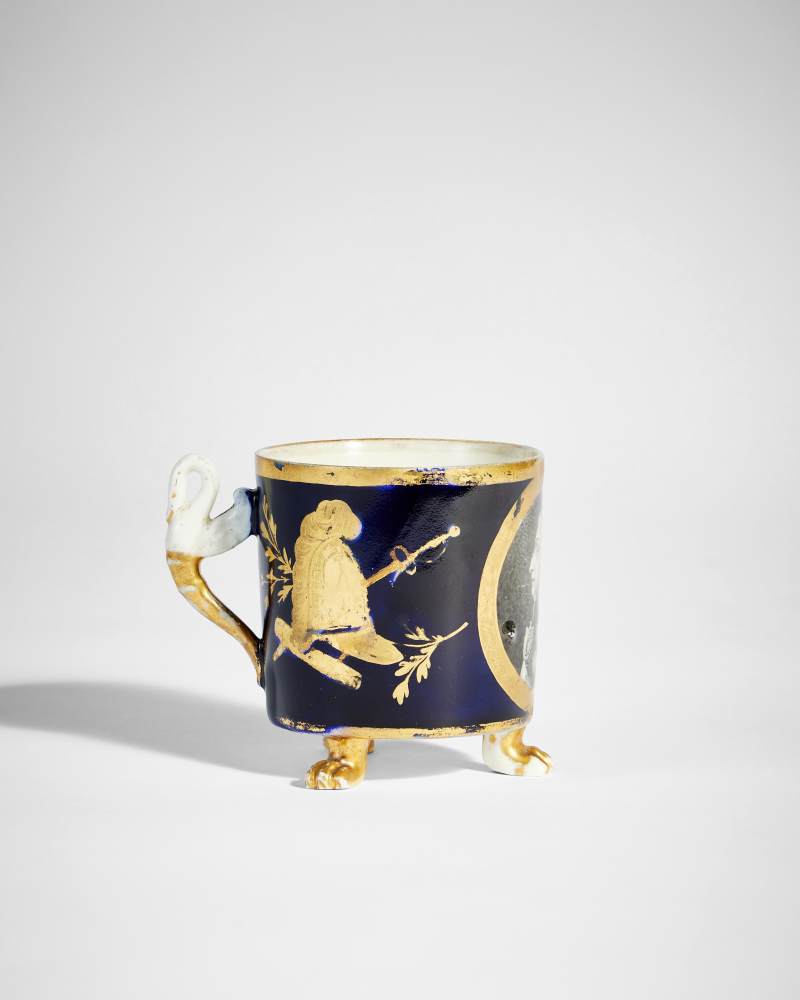 A Porcelain Cup, probably Popov Porcelain Factory, Gorbunovo, early 19th century - 图3