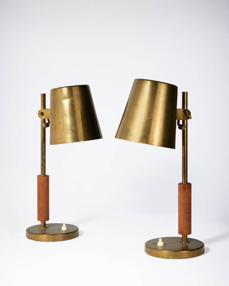 Pair of Table Lamps Paavo Tynell - 图1