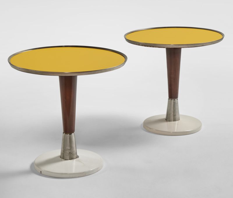 Pair of Side Tables for the First Class Ballroom of the Augustus Ocean Liner Gio Ponti - 图1