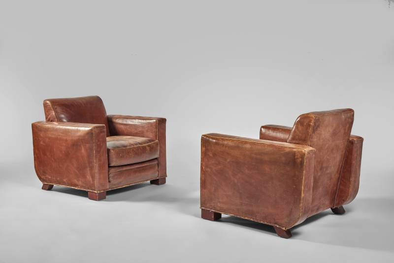 Pair of Armchairs Jean-Charles Moreux - 图2