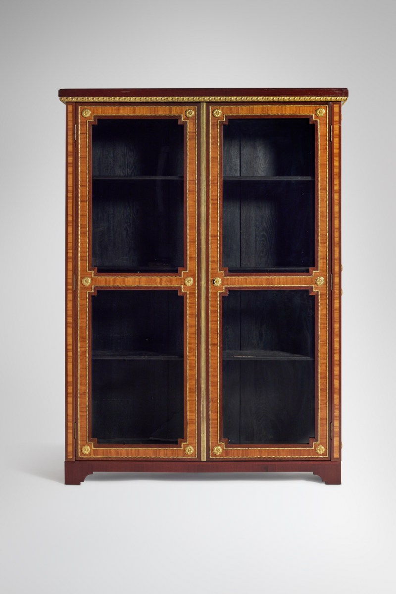 A Louis XVI Gilt-Bronze-Mounted Amaranth and Tulipwood Bibliothèque, Circa 1780 - 图1