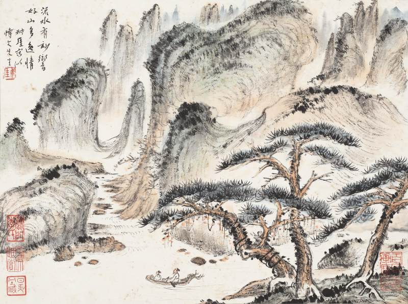 海上諸家　書畫合璧冊 | Shanghai Artists, Various Subjects - 图5
