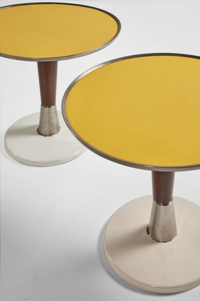 Pair of Side Tables for the First Class Ballroom of the Augustus Ocean Liner Gio Ponti - 图3