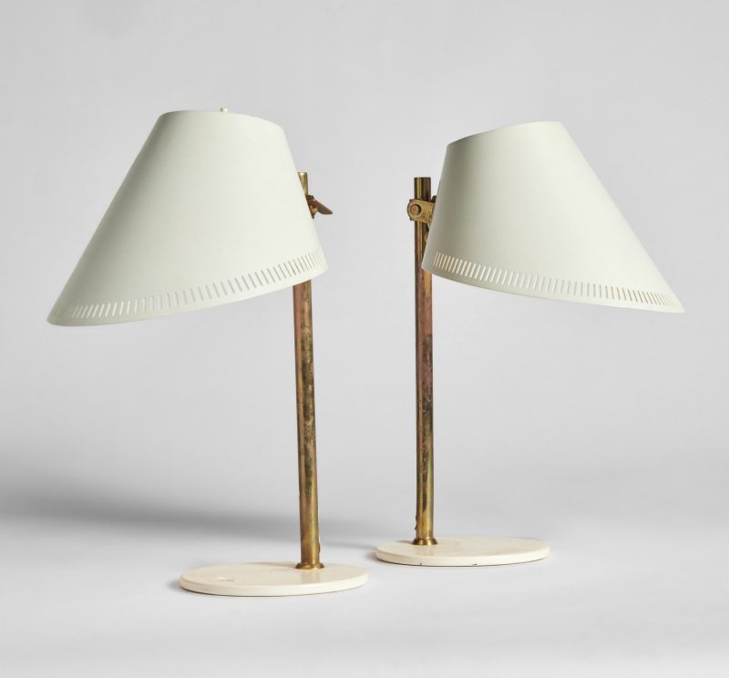 Pair of Table Lamps Paavo Tynell - 图1