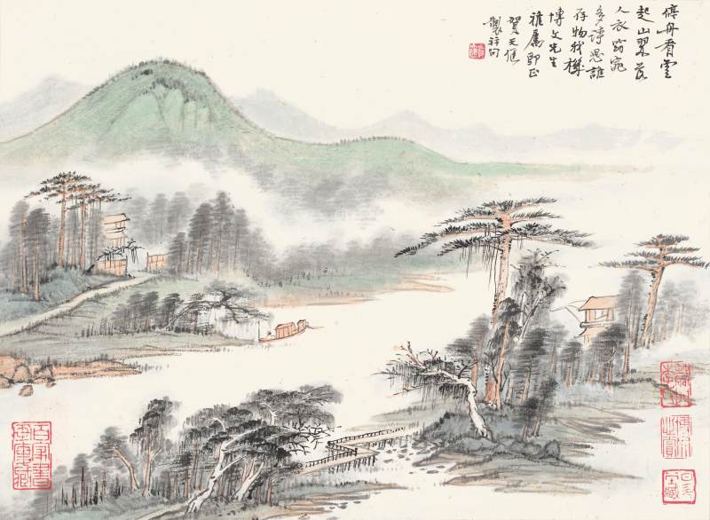 海上諸家　書畫合璧冊 | Shanghai Artists, Various Subjects - 图6