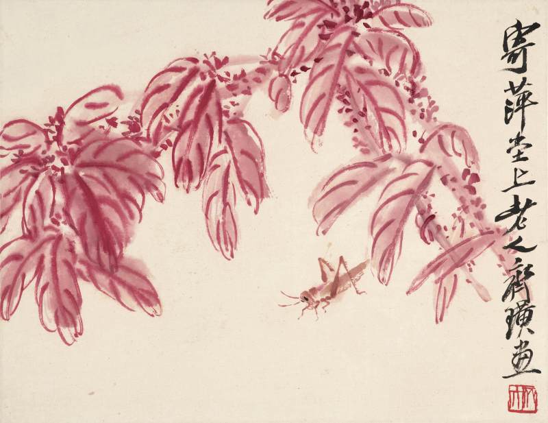 齊白石　花果草蟲 | Qi Baishi, Insects by Plants - 图4